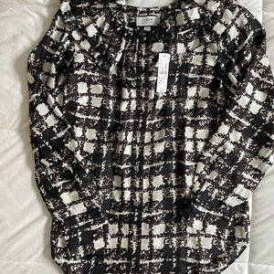 Jcrew blouse, never been worn, tags still on!